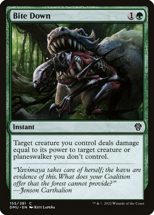 MTG Card Title: Bite Down DMU/155