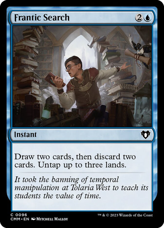 MTG Card Title: Frantic Search CMM/96
