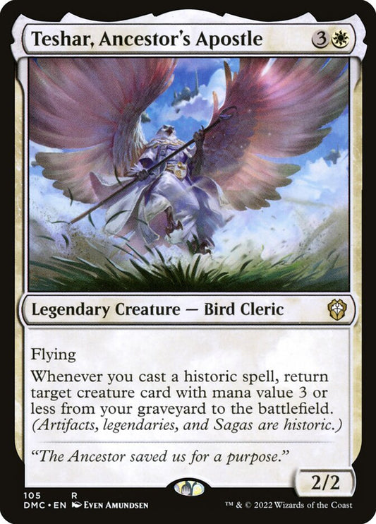 MTG Card Title: Teshar, Ancestor's Apostle DMC/105