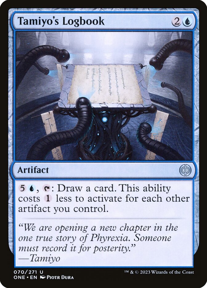 MTG Card Title: Tamiyo's Logbook ONE/70