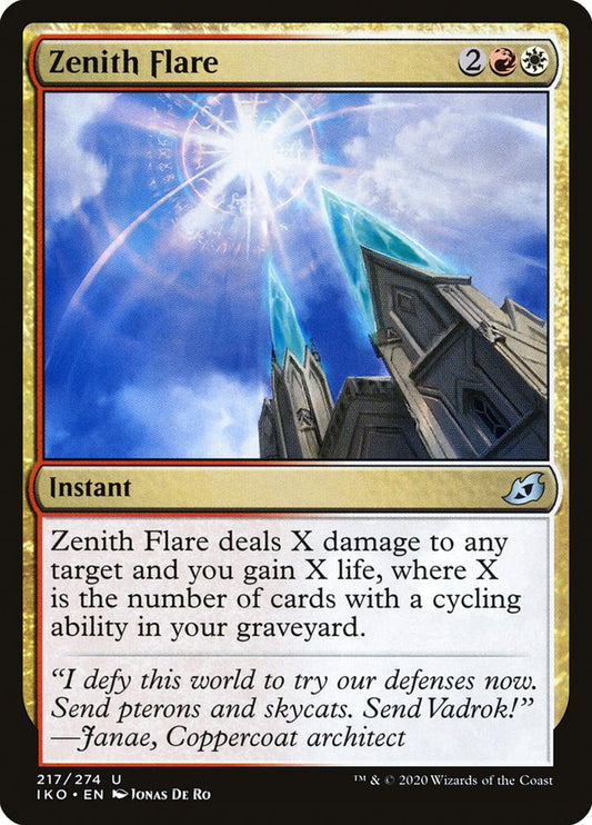 MTG Card Title: Zenith Flare IKO/217