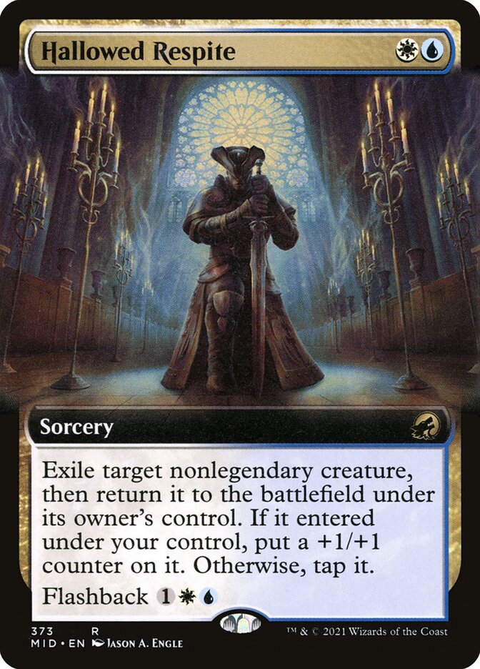 MTG Card Title: Hallowed Respite MID/373