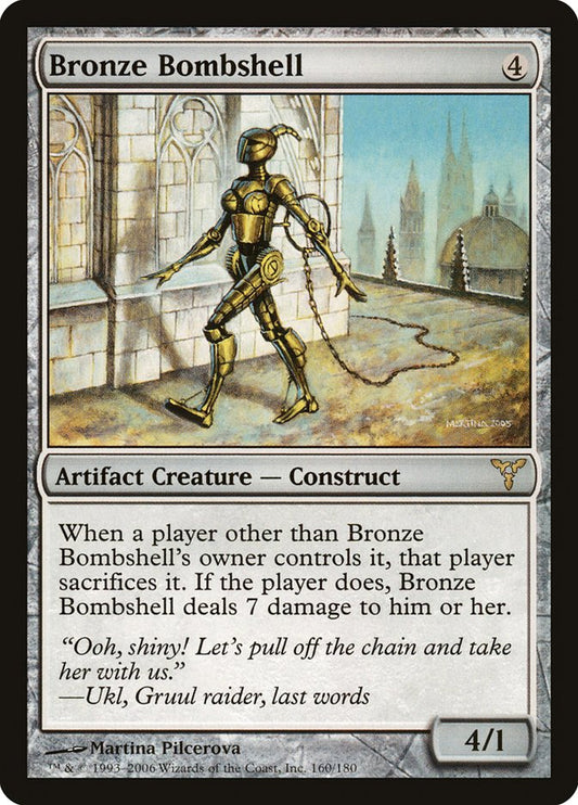 MTG Card Title: Bronze Bombshell DIS/160