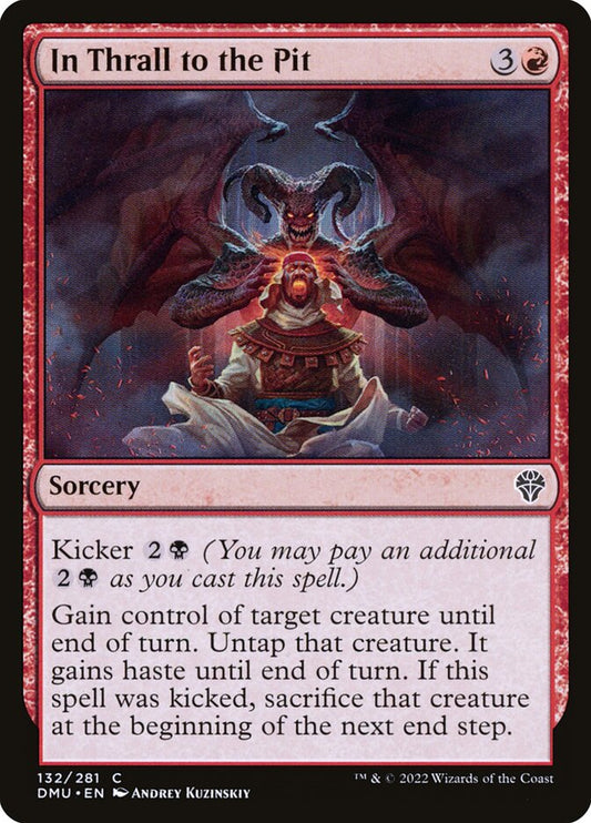 MTG Card Title: In Thrall to the Pit DMU/132