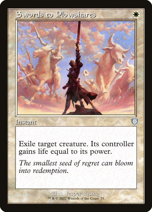 MTG Card Title: Swords to Plowshares BRC/75