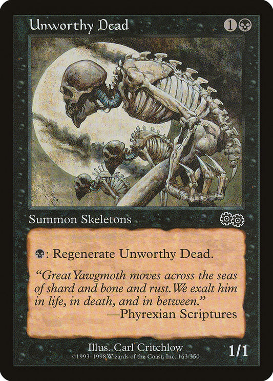 MTG Card Title: Unworthy Dead USG/163