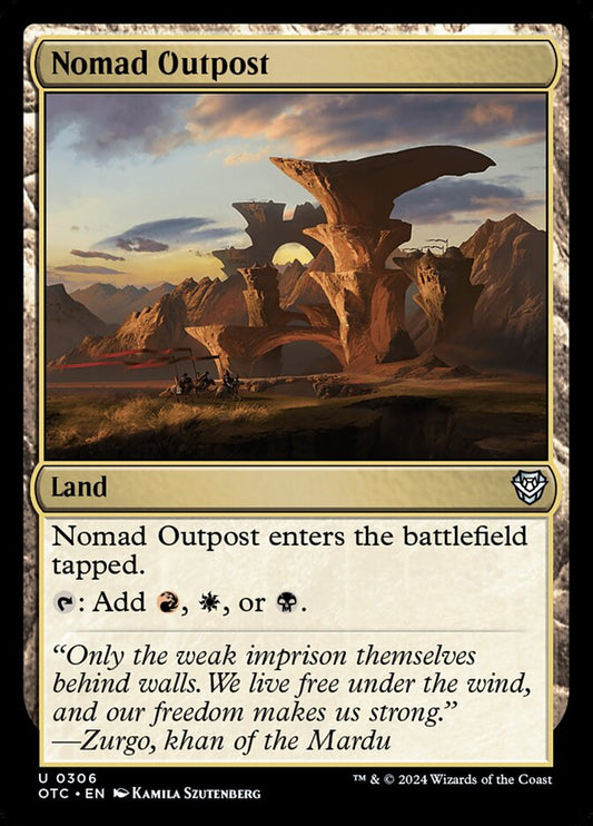MTG Card Title: Nomad Outpost OTC/306