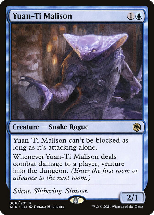 MTG Card Title: Yuan-Ti Malison AFR/86