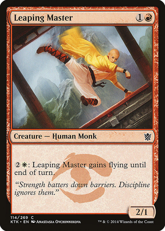 MTG Card Title: Leaping Master KTK/114