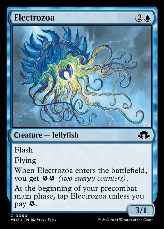 MTG Card Title: Electrozoa MH3/60