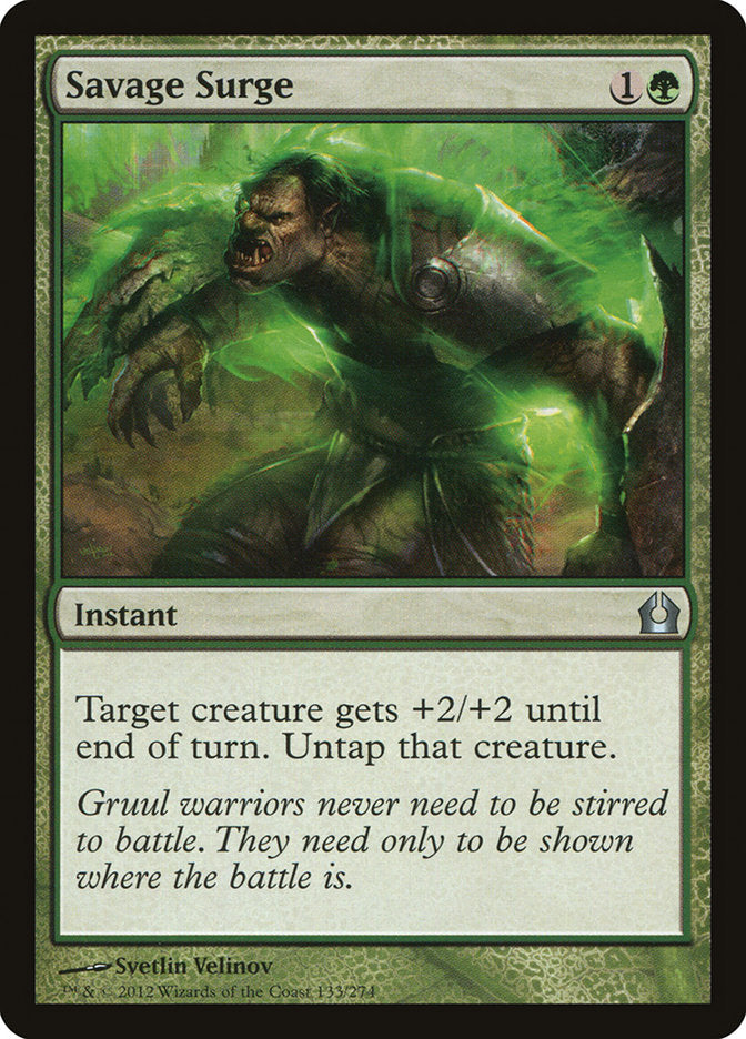 MTG Card Title: Savage Surge RTR/133