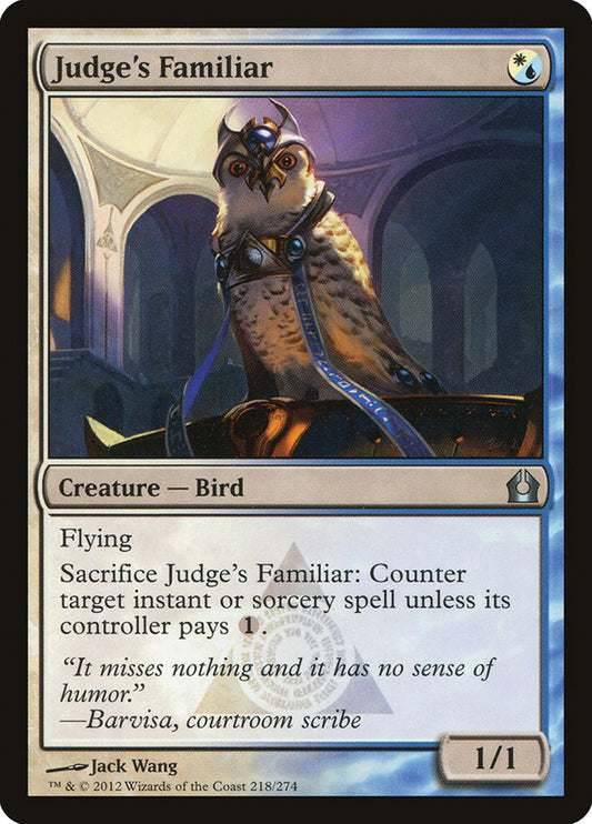 MTG Card Title: Judge's Familiar RTR/218