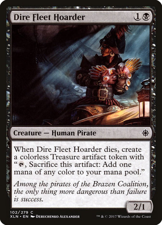 MTG Card Title: Dire Fleet Hoarder XLN/102