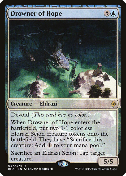 MTG Card Title: Drowner of Hope BFZ/57