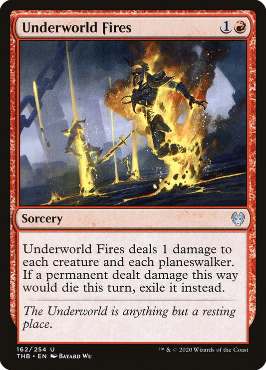 MTG Card Title: Underworld Fires THB/162