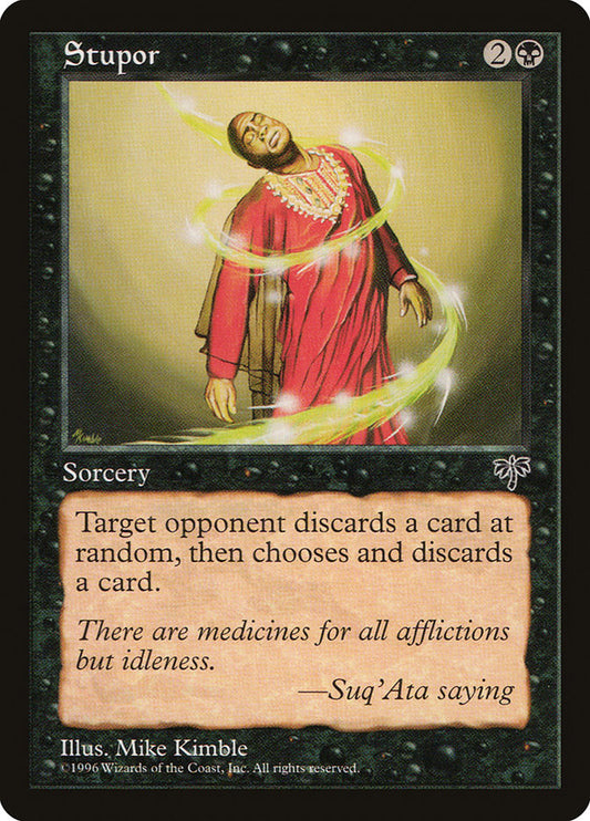 MTG Card Title: Stupor MIR/147