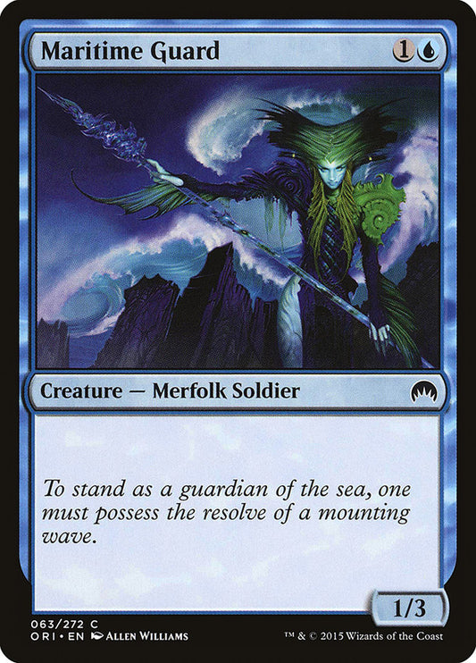 MTG Card Title: Maritime Guard ORI/63
