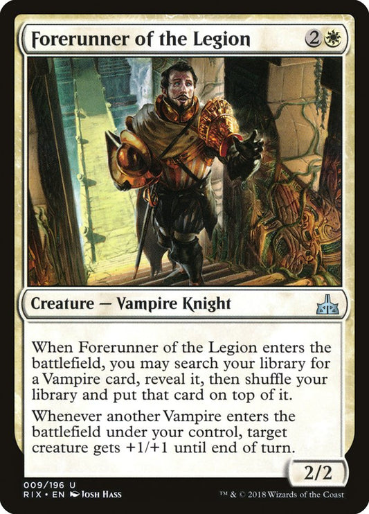 MTG Card Title: Forerunner of the Legion RIX/9