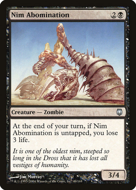 MTG Card Title: Nim Abomination DST/49