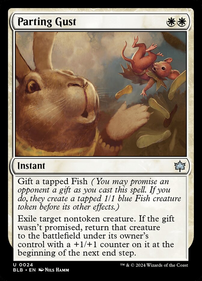 MTG Card Title: Parting Gust BLB/24