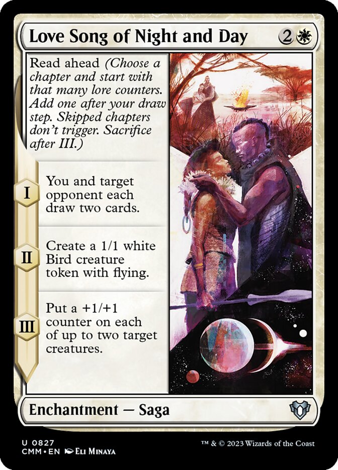 MTG Card Title: Love Song of Night and Day CMM/827