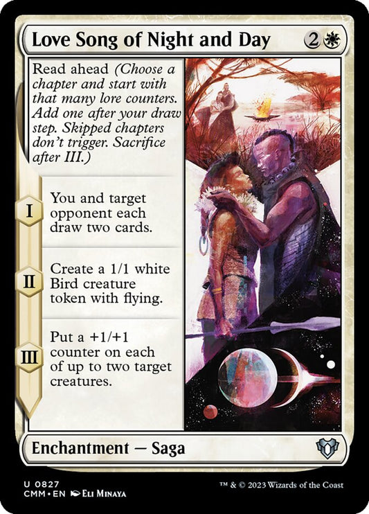 MTG Card Title: Love Song of Night and Day CMM/827