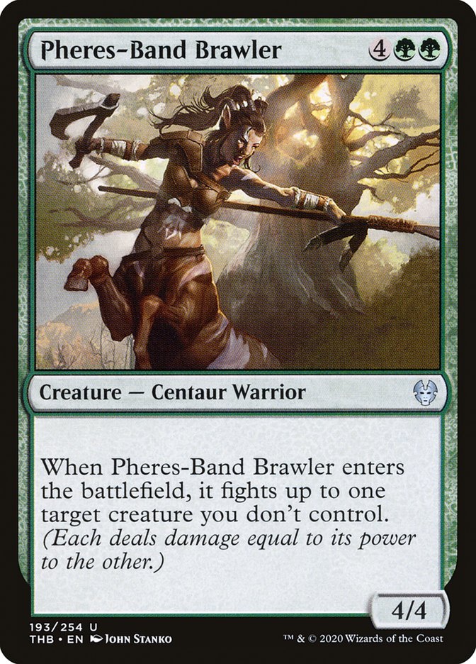 MTG Card Title: Pheres-Band Brawler THB/193