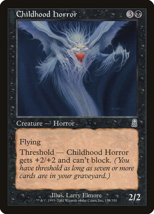 MTG Card Title: Childhood Horror ODY/123