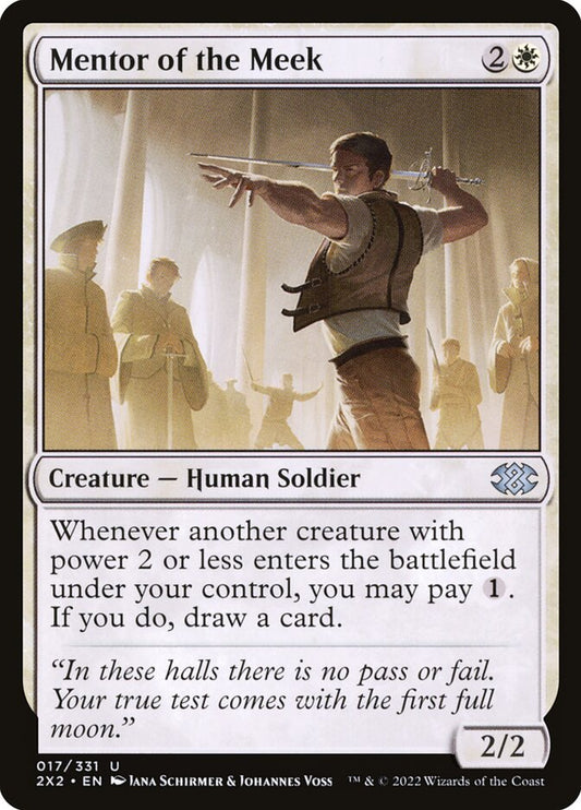 MTG Card Title: Mentor of the Meek 2X2/17