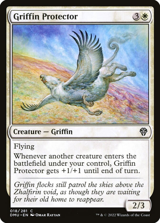 MTG Card Title: Griffin Protector DMU/18