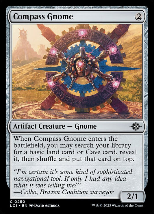 MTG Card Title: Compass Gnome LCI/250