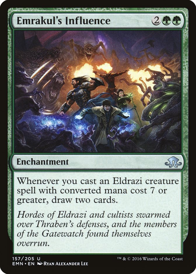 MTG Card Title: Emrakul's Influence EMN/157
