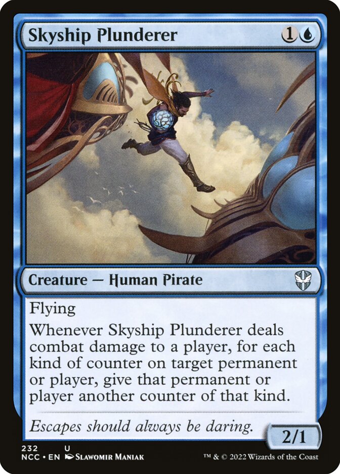 MTG Card Title: Skyship Plunderer NCC/232