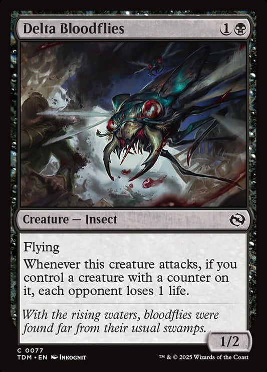 MTG Card Title: Delta Bloodflies TDM/77