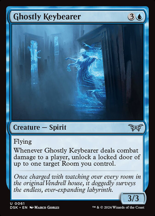 MTG Card Title: Ghostly Keybearer DSK/61