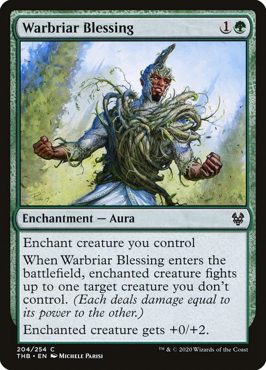 MTG Card Title: Warbriar Blessing THB/204