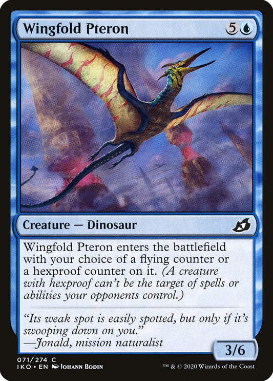 MTG Card Title: Wingfold Pteron IKO/71