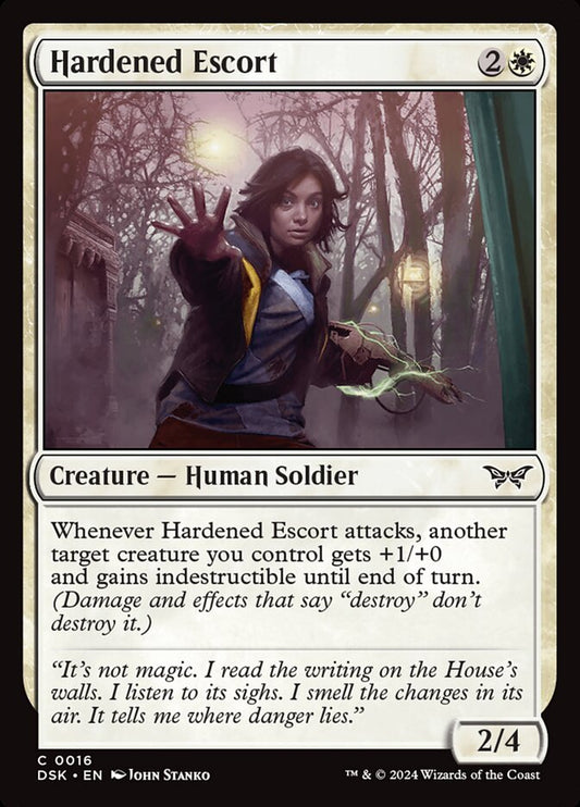 MTG Card Title: Hardened Escort DSK/16