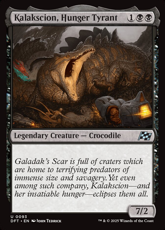 MTG Card Title: Kalakscion, Hunger Tyrant DFT/93