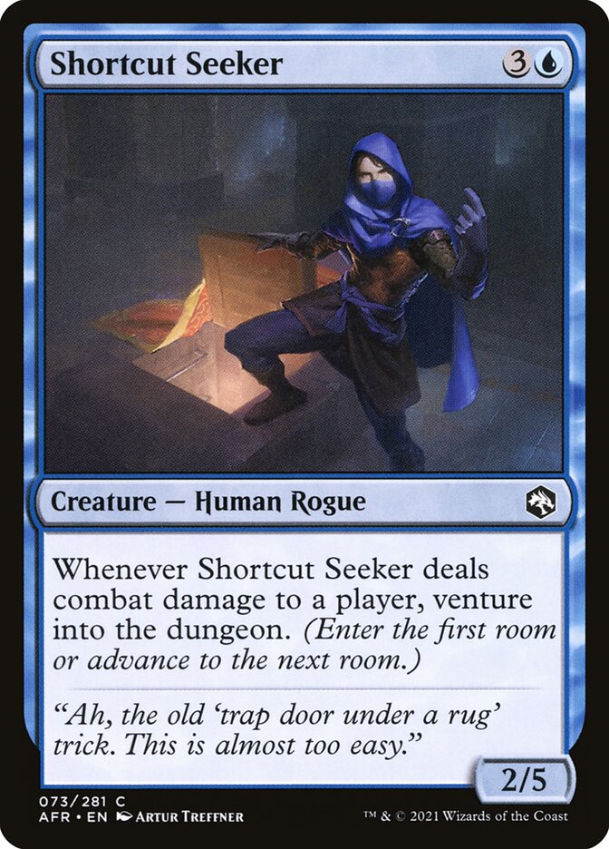 MTG Card Title: Shortcut Seeker AFR/73