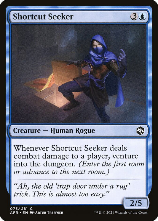 MTG Card Title: Shortcut Seeker AFR/73