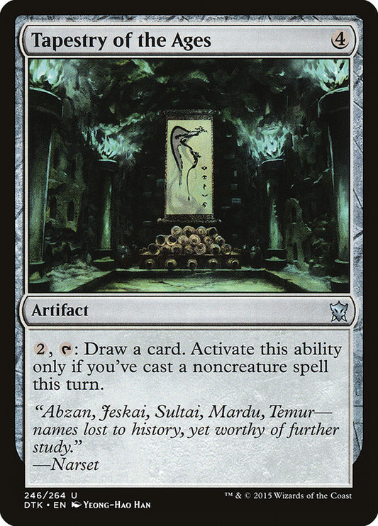 MTG Card Title: Tapestry of the Ages DTK/246