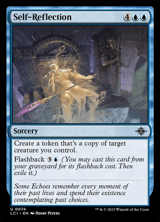 MTG Card Title: Self-Reflection LCI/74