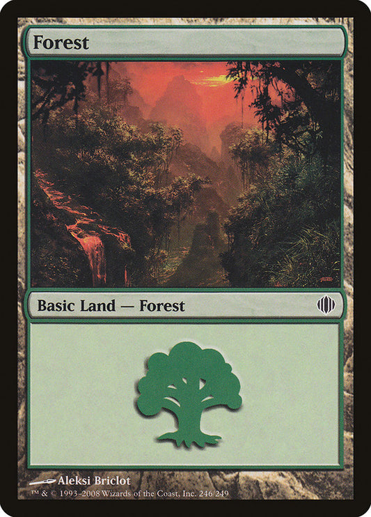 MTG Card Title: Forest ALA/246