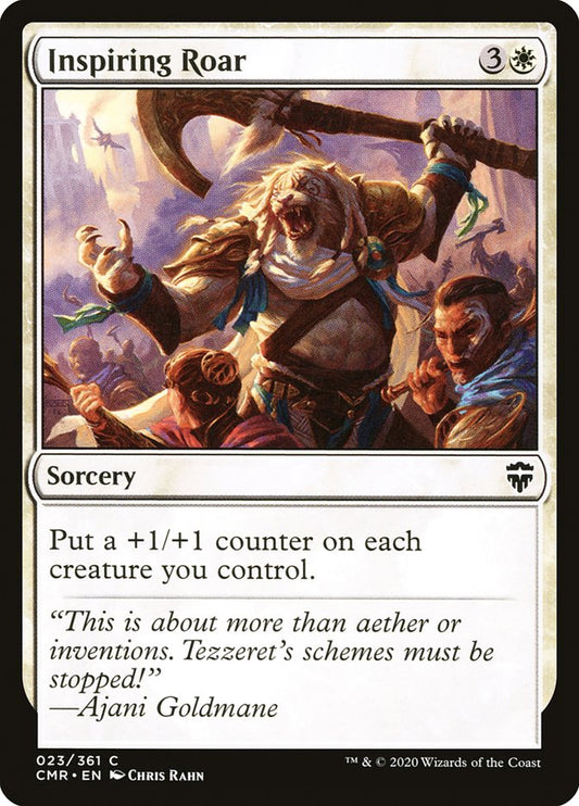 MTG Card Title: Inspiring Roar CMR/23