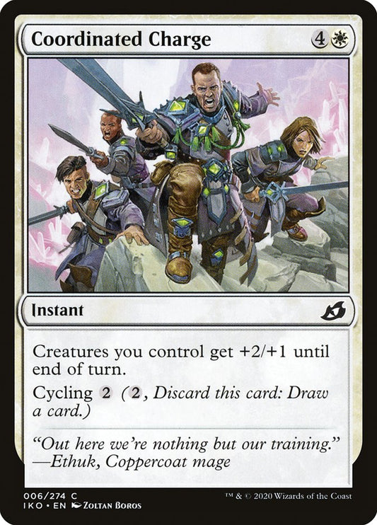 MTG Card Title: Coordinated Charge IKO/6