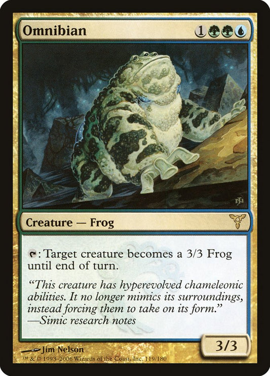 MTG Card Title: Omnibian DIS/119