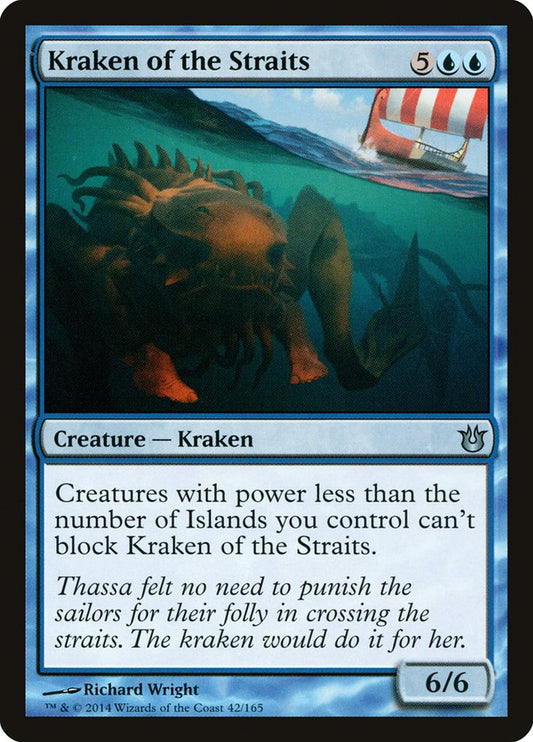 MTG Card Title: Kraken of the Straits BNG/42