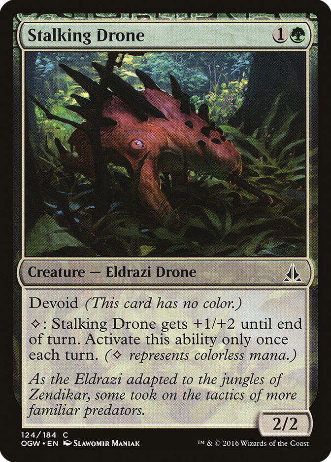MTG Card Title: Stalking Drone OGW/124