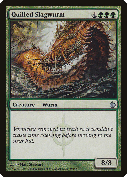 MTG Card Title: Quilled Slagwurm MBS/89